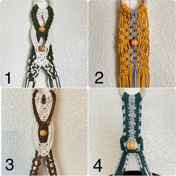 Customize Your Double Macrame Hat Hanger - Picture 2 of 12